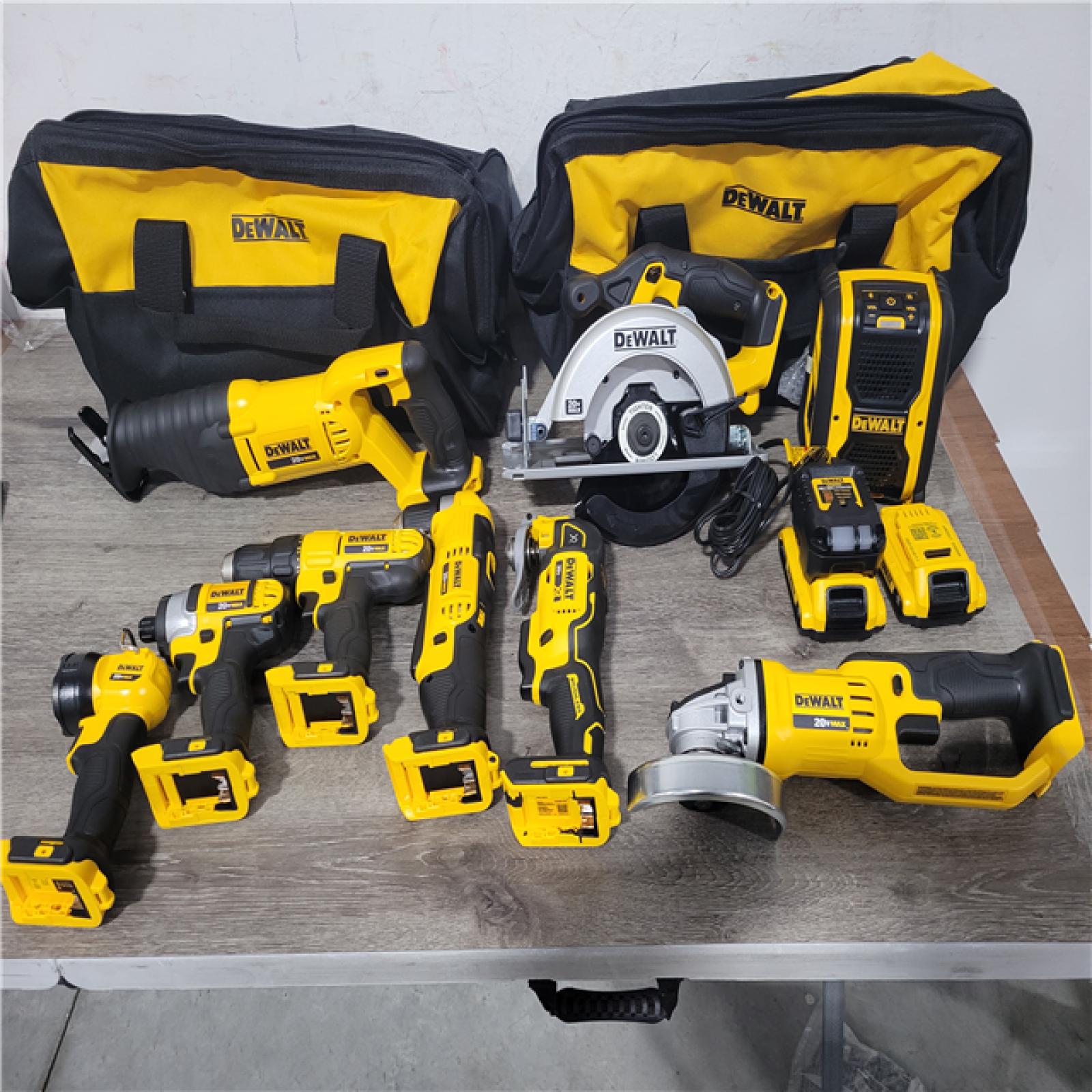 CALIFORNIA NEW DEWALT 9 TOOL COMBO SET
