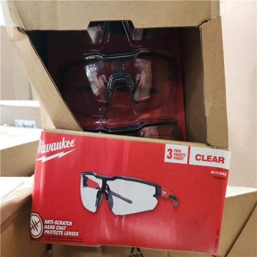 Phoenix Location AS-IS Milwaukee Bifocal Safety Glasses with Clear Anti-Scratch Lenses (12-Pack) Pallet (55-Boxes)