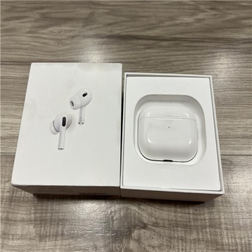 AS-IS Apple AirPods Pro (2nd Generation) with the USB-C MagSafe Charging Case