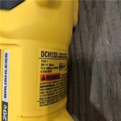 AS-IS DEWALT 20V MAX Cordless Brushless 1 in. SDS Plus D-Handle Concrete and Masonry Rotary Hammer (Tool Only)