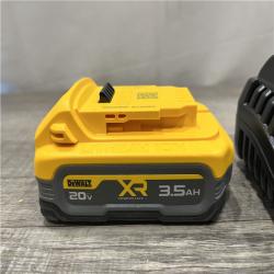 AS-IS DEWALT 20V MAX XR POWERSTACK Lithium-Ion Battery Starter Kit with 3.5Ah Battery and Charger