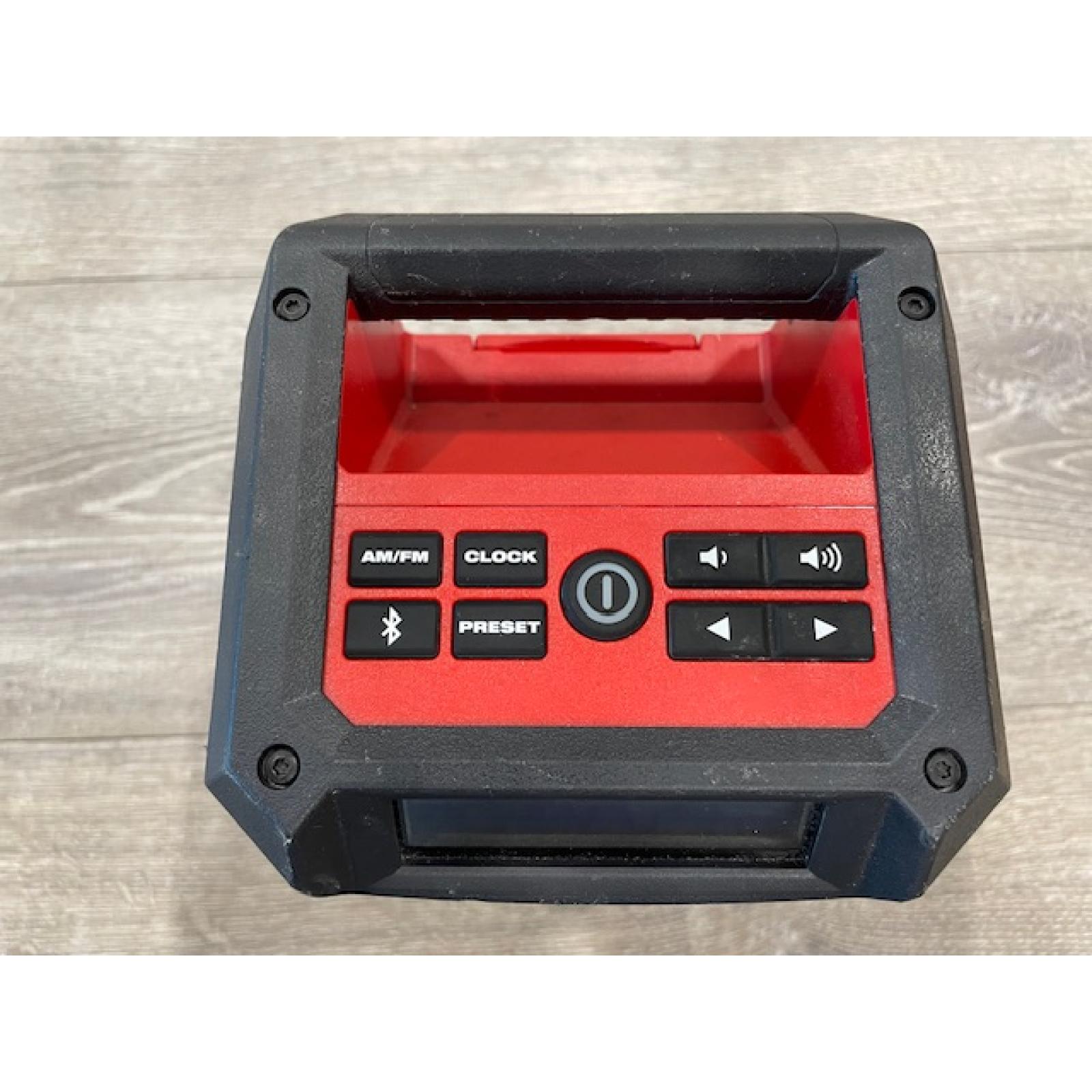 AS-IS Milwaukee 12-Volt Lithium-Ion Cordless Bluetooth/AM/FM Jobsite Radio (Tool Only)