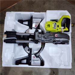 HOUSTON LOCATION - AS-IS RYOBI ONE+ HP 18V Brushless Cordless 10 in. Sliding Compound Miter Saw (Tool Only)