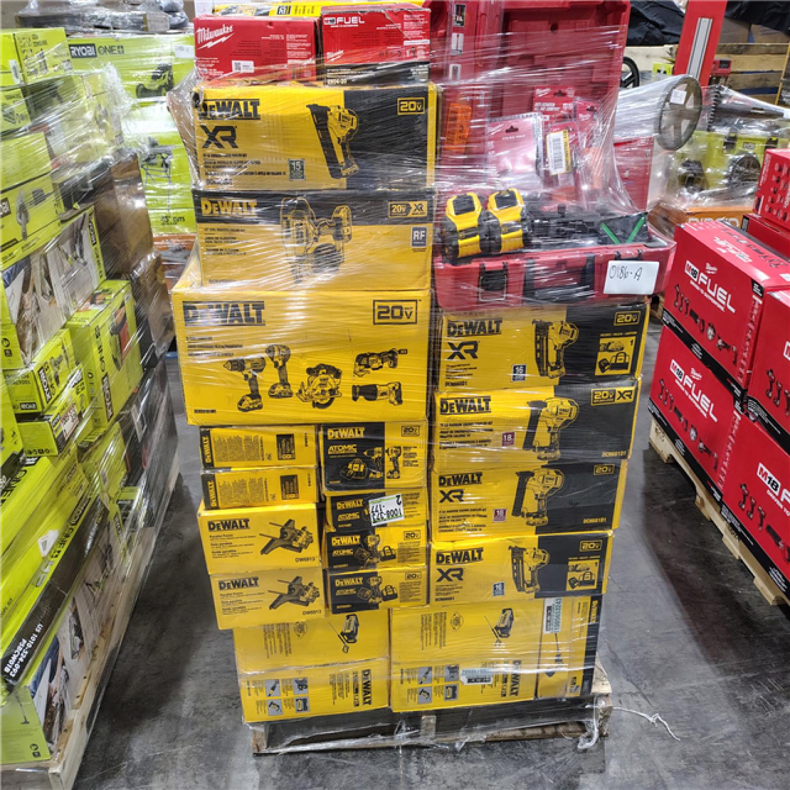 Pittston Location As-Is Power Tools Partial Truckload (12 Pallets) 0186-A