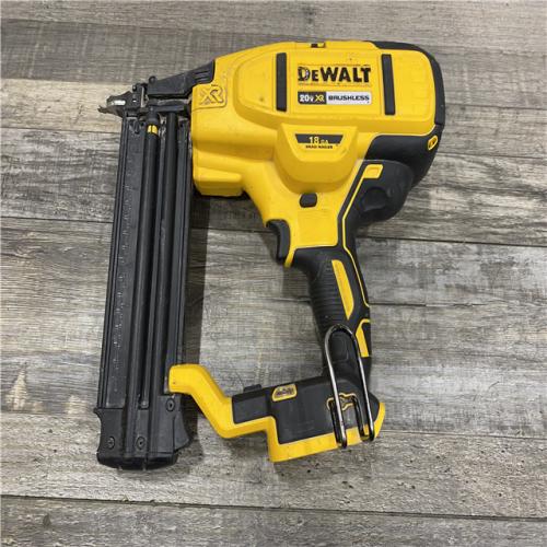 AS-IS DEWALT 20V MAX XR Lithium-Ion Electric Cordless 18-Gauge Brad Nailer (Tool Only)