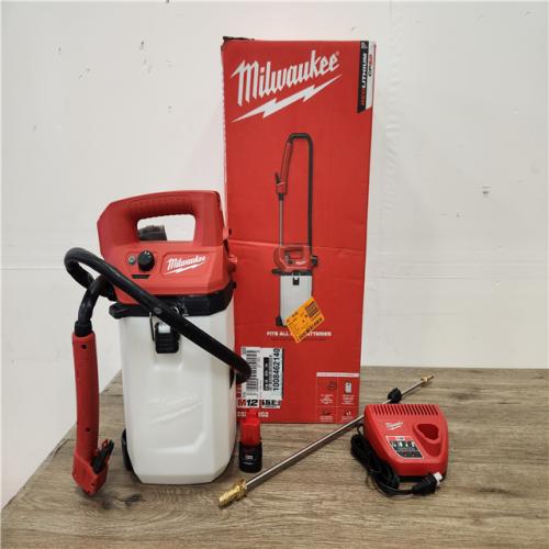 Phoenix Location NEW Milwaukee M12 12-Volt 2 Gal. Lithium-Ion Cordless Handheld Sprayer Kit with 2.0 Ah Battery and Charger