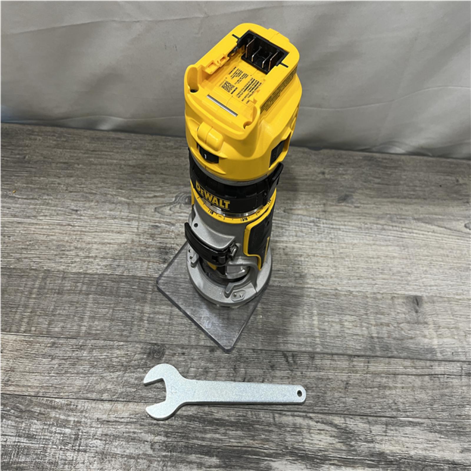 AS-IS DEWALT 20V MAX XR Cordless Brushless Fixed Base Compact Router (Tool Only)