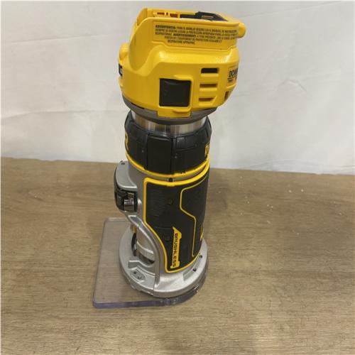 AS-IS DEWALT 20V MAX XR Cordless Brushless Fixed Base Compact Router (Tool Only)