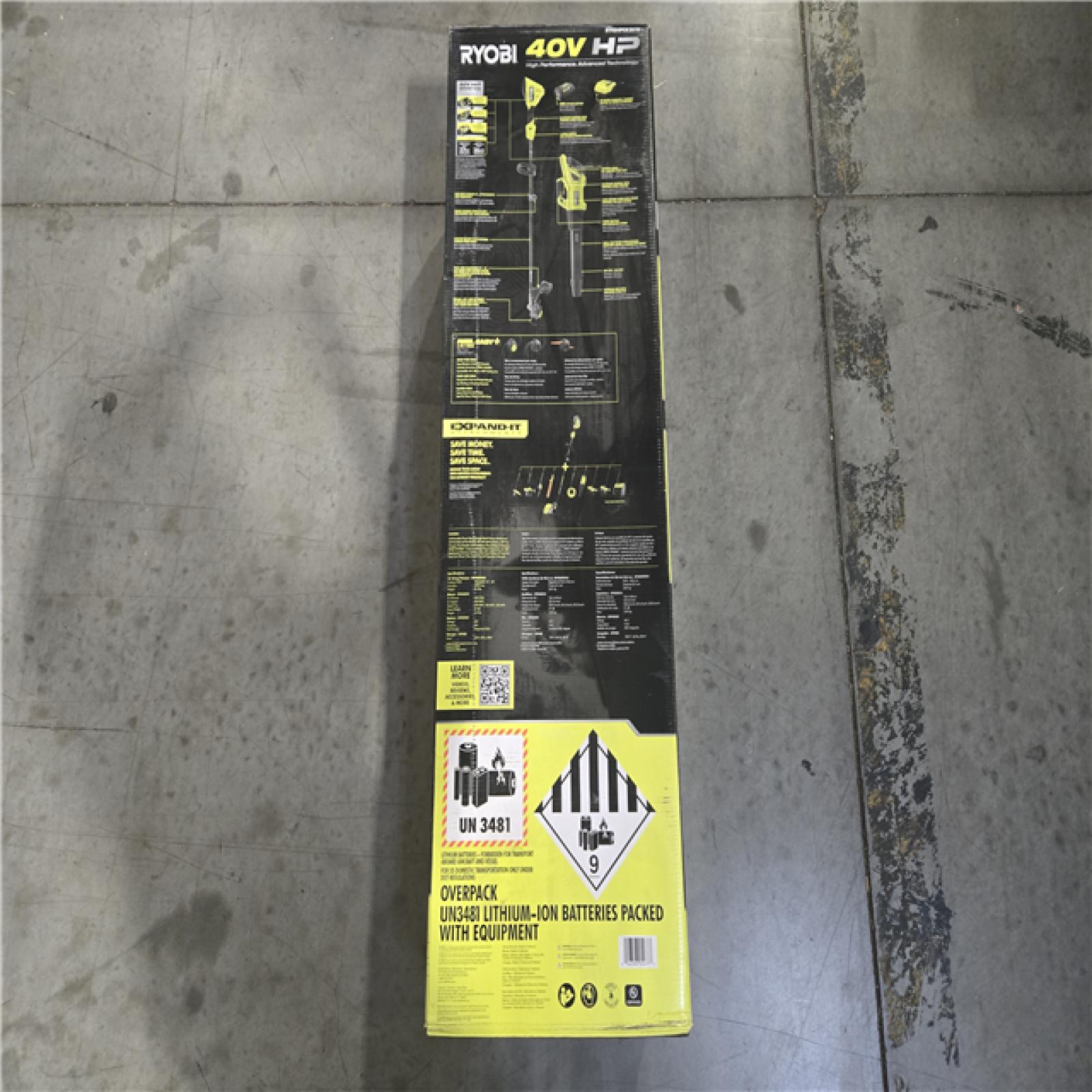 NEW!- Ryobi 40V HP 650 CFM 160 MPH Cordless Leaf Blower and Carbon Fiber String Trimmer Kit