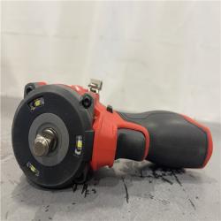 AS-IS- Milwaukee M12 FUEL 12V Lithium-Ion Brushless Cordless Stubby 3/8 in. Impact Wrench (Tool-Only)