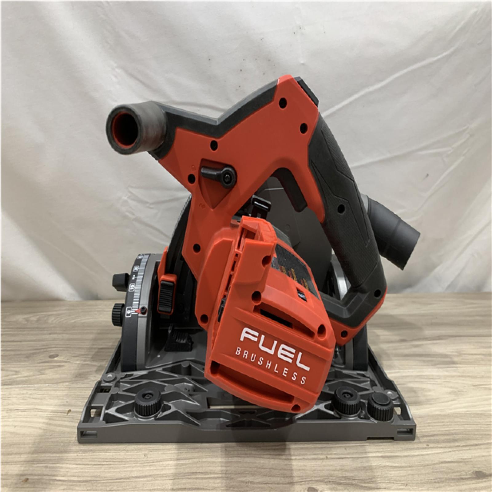 AS-IS Milwaukee FUEL 18V Lithium-Ion Cordless Brushless 6-1/2 in. Plunge Cut Track Saw (Tool-Only)