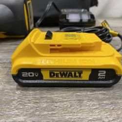 AS-IS DEWALT 20V MAX XR 16-Gauge Electric Cordless Angled Finishing Nailer Kit