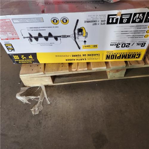 Dallas Location - As-Is  Champion Power Equipment 53cc 4-Cycle Gas Auger