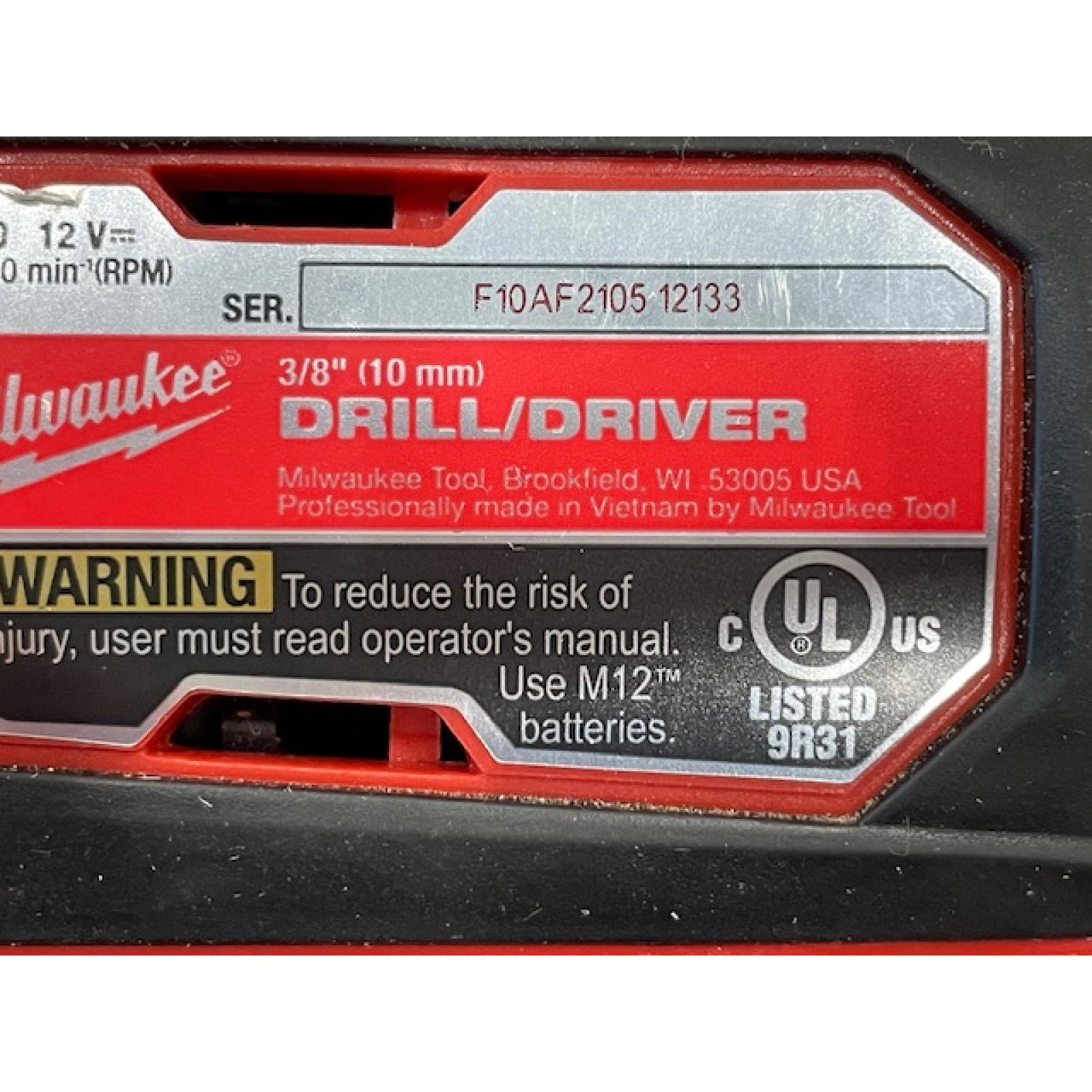 AS-IS Milwaukee FUEL 12-Volt Lithium-Ion Brushless Cordless Hammer Drill and Impact Driver Combo Kit