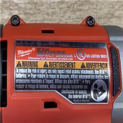 AS-IS Milwaukee 18V Lithium-Ion Brushless Cordless 1/2 in. Compact Hammer Drill/Driver Kit