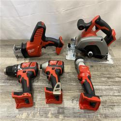 AS-IS Milwaukee 18V Lithium-Ion Cordless Combo Kit