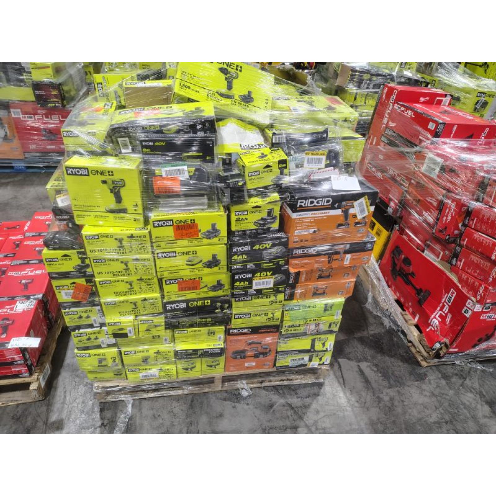 Pittston Location As-Is Power Tools Partial Truckload (15 Pallets) 1085-A