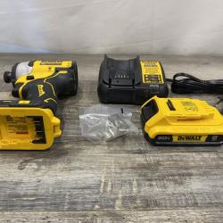 AS-IS DEWALT Atomic 20V Max Lithium-Ion Brushless Cordless Compact 1/4 in. Impact Driver Kit