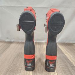 AS-IS- Milwaukee M12 Cordless Brushless 2 Tool Combo Kit
