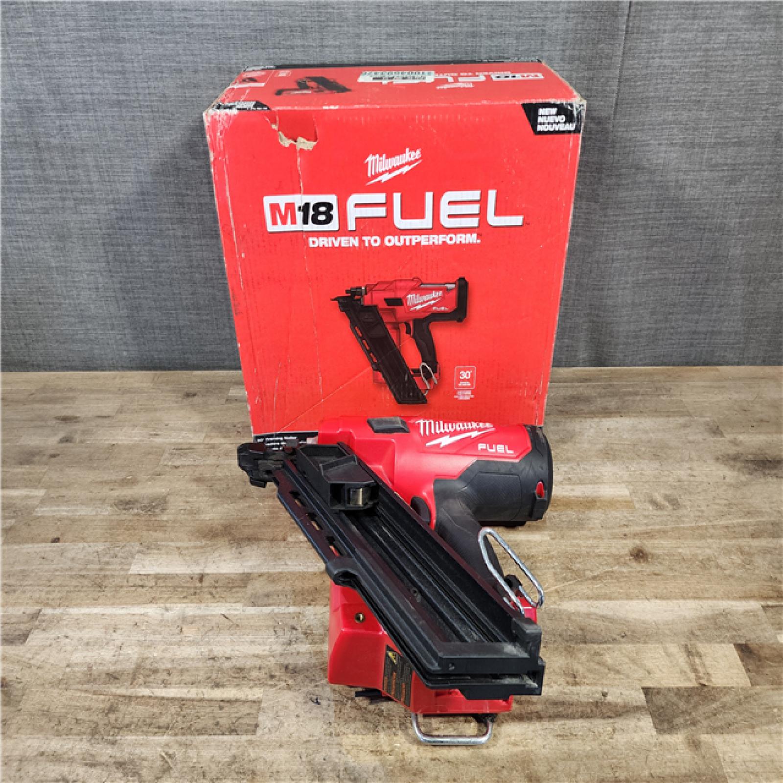 HOUSTON LOCATION - AS-IS Milwaukee FUEL 3-1/2 in. 18-Volt 30-Degree Lithium-Ion Brushless Cordless Framing Nailer (Tool-Only)