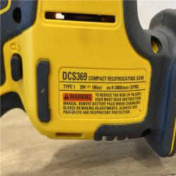 AS-IS DEWALT ATOMIC 20V MAX Cordless Brushless Compact Reciprocating Saw (Tool Only)