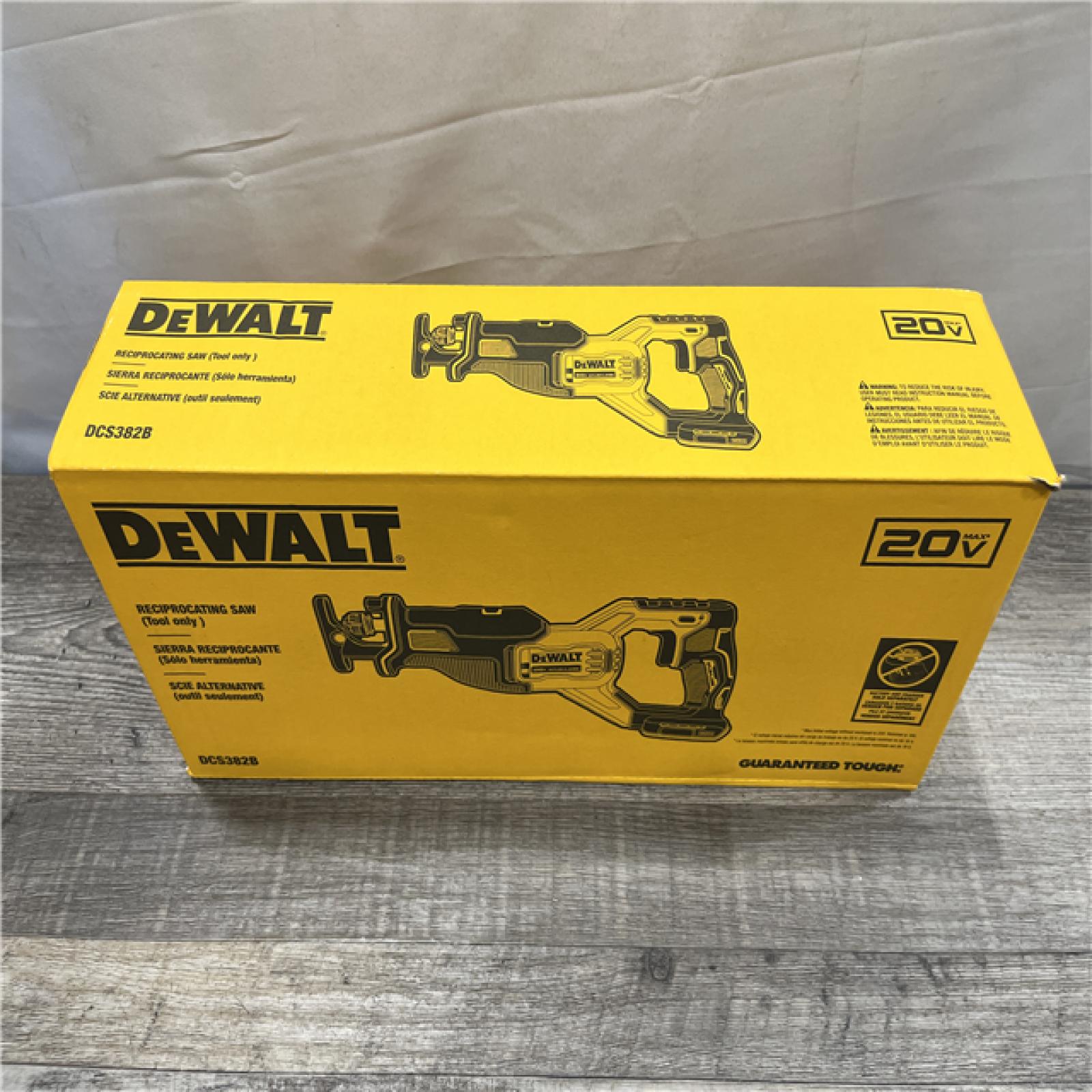 NEW - DEWALT 20V MAX Cordless Brushless Reciprocating Saw (Tool Only)