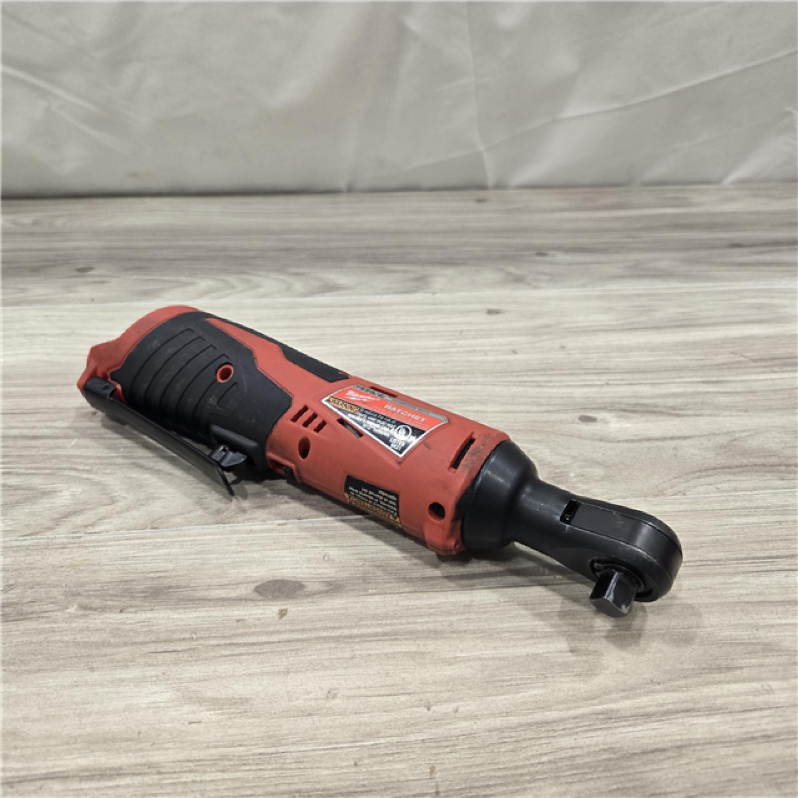 AS-IS MILWAUKEE 2457-20 .38 in. M12 Cordless Ratchet (Tool-Only)