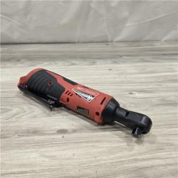 AS-IS MILWAUKEE 2457-20 .38 in. M12 Cordless Ratchet (Tool-Only)