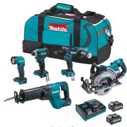 LIKE NEW! - Makita 40-Volt max XGT Brushless Cordless 5-piece Combo Kit