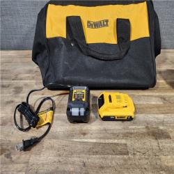 HOUSTON LOCATION - AS-IS DeWalt 20V 16 Gauge Cordless Angled Finish Nailer Kit W/ 2Ah Battery