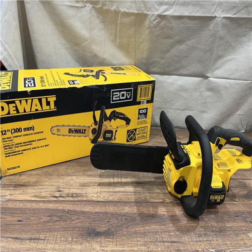 AS-IS DeWalt 20V MAX Compact 12 Brushless Chainsaw (Bare Tool) DCCS621B