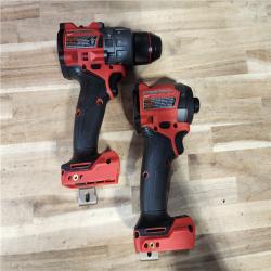HOUSTON LOCATION - AS-IS (APPEARS LIKE NEW) Milwaukee  FUEL 18V Lithium-Ion Brushless Cordless Hammer Drill and Impact Driver Combo Kit