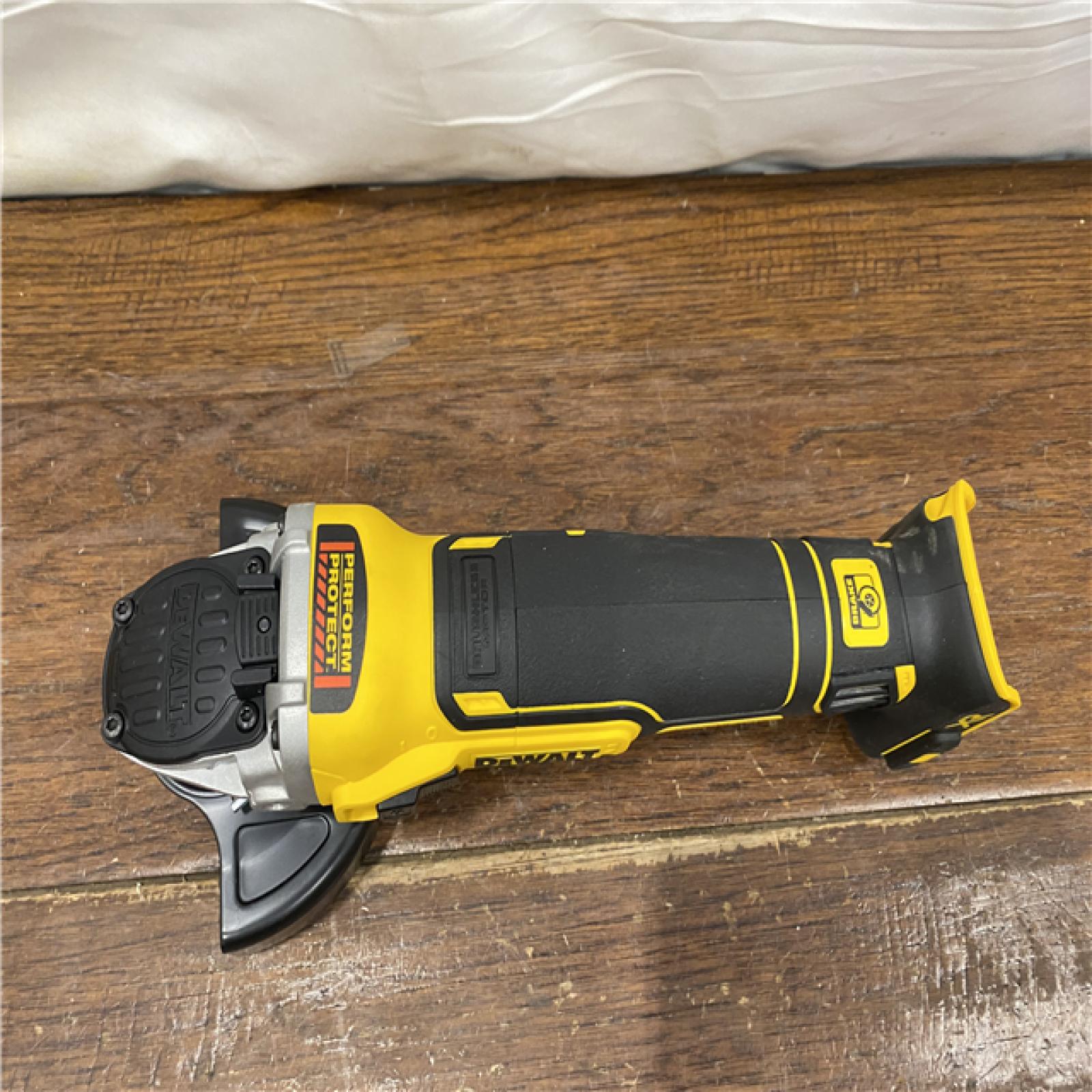 AS-IS DeWalt DCG405B 20V Max XR 4.5-Inch Slide Switch Small Angle Grinder (Tool Only)
