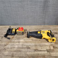 HOUSTON LOCATION - AS-IS DEWALT FLEXVOLT 60V MAX Cordless Brushless Reciprocating Saw Kit with (1) FLEXVOLT 9.0Ah Battery