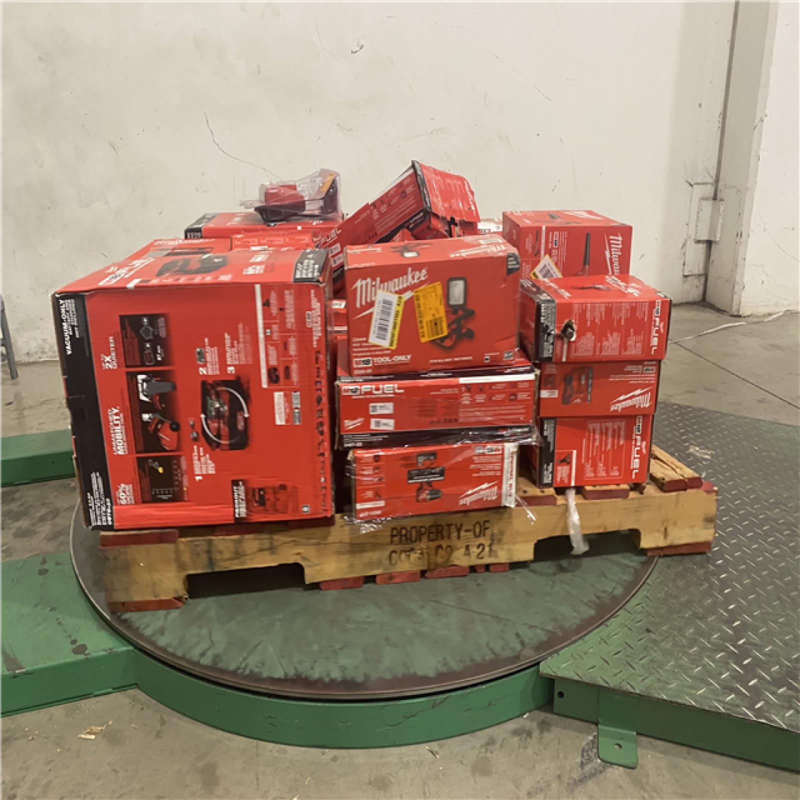 Dallas Location - As-Is MILWAUKEE Tool Pallet