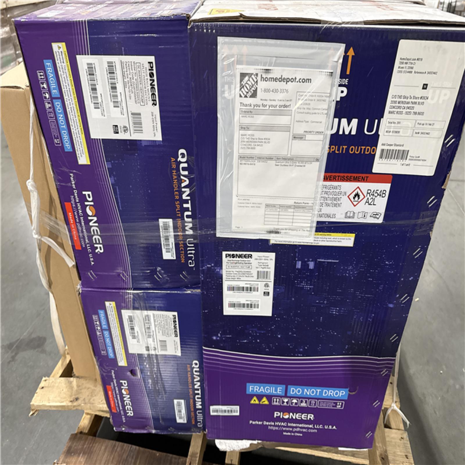 California AS-IS Pioneer Ductless Mini Split Inverter Heat Pump & Air Handler Split Indoor Section & Line Connector Accessory Kit