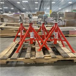 DALLAS LOCATION- NEW! RIDGID RJ-99 32 in.-55 in. Roller Head High Pipe Stand PALLET (6 UNITS)