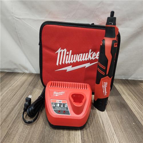 AS-IS- for Milwaukee M12 12V Li-Ion Cordless Brushless Rotary Tool Kit