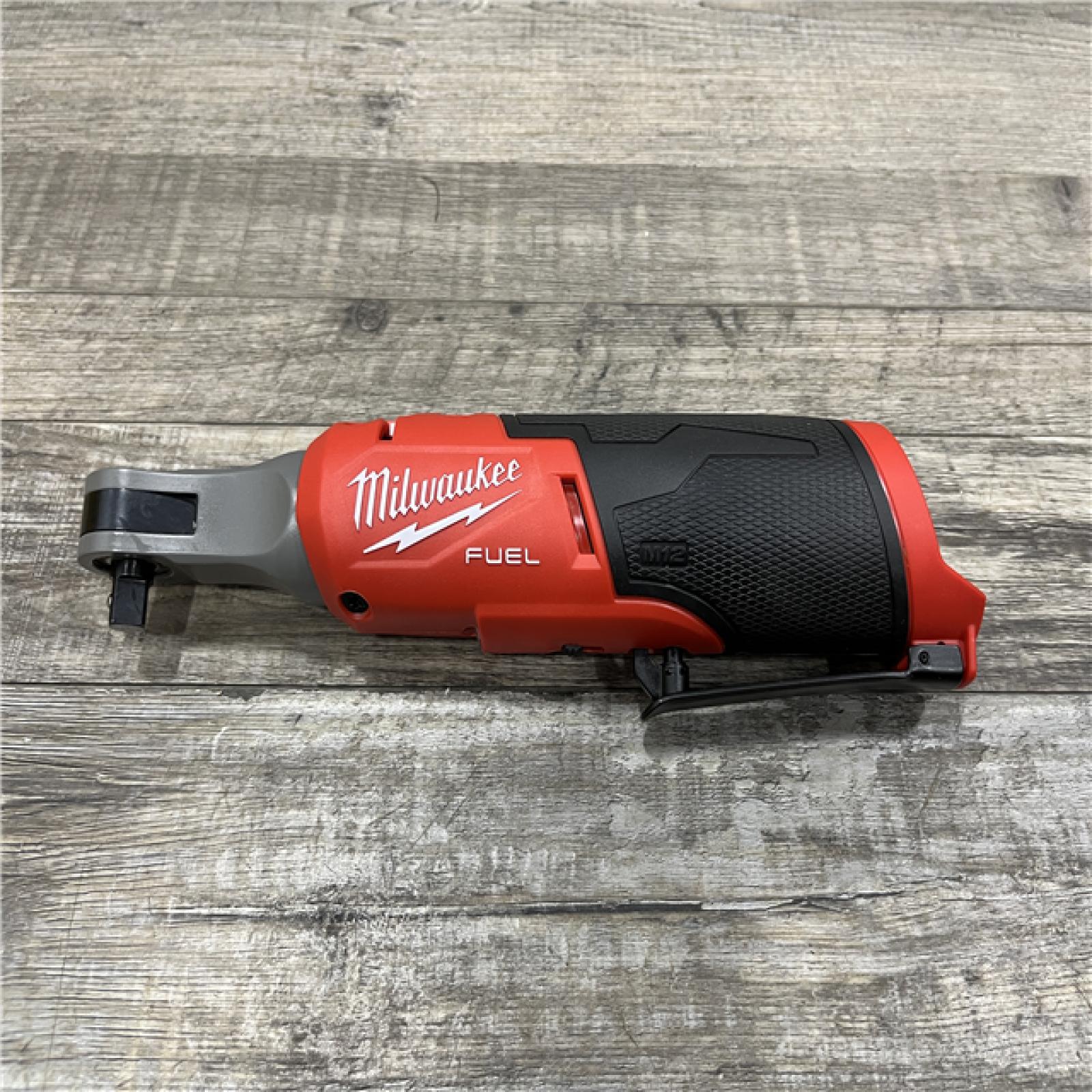 AS-IS Milwaukee FUEL 12-Volt Lithium-Ion Brushless Cordless High Speed 3/8 in. Ratchet (Tool-Only)