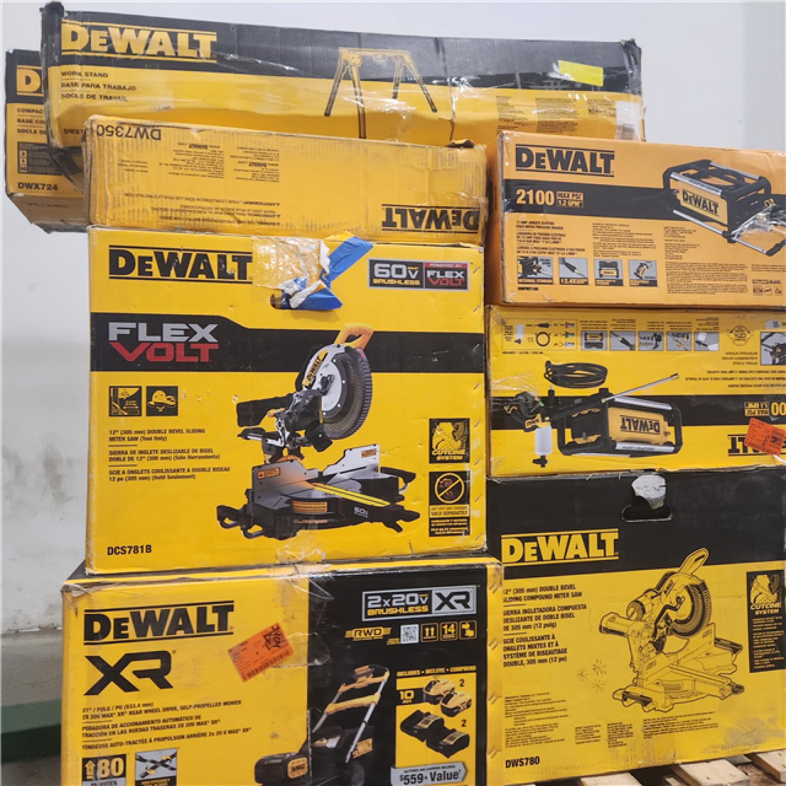 Dallas Location - As-Is DEWALT Tool Pallet