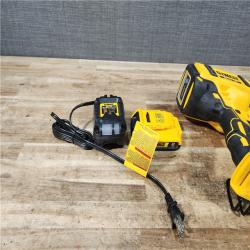 HOUSTON LOCATION - AS - IS DEWALT 20V MAX XR 16-Gauge Electric Cordless Angled Finishing Nailer Kit