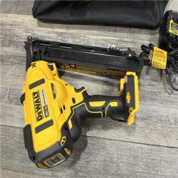 AS-IS DEWALT 20V MAX XR Lithium-Ion Cordless 2-1/2 in. 15-Gauge Finish Nailer Kit