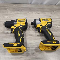AS-IS Dewalt DCK225D2 20V MAX ATOMIC Compact Cordless Drill Driver and Impact Driver Combo Kit