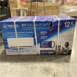 DALLAS LOCATION - MRCOOL DIY 12000BTU 1-Ton Wall Mount Mini Split Air Handler Only w/25 ft. DIY Comm Cable, Remote and Smart Control