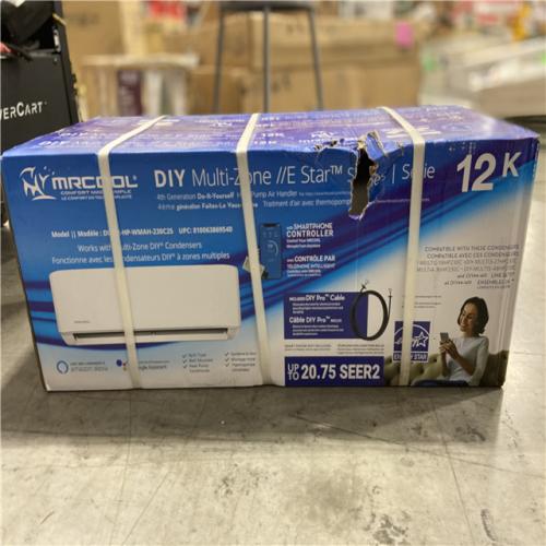 DALLAS LOCATION - MRCOOL DIY 12000BTU 1-Ton Wall Mount Mini Split Air Handler Only w/25 ft. DIY Comm Cable, Remote and Smart Control