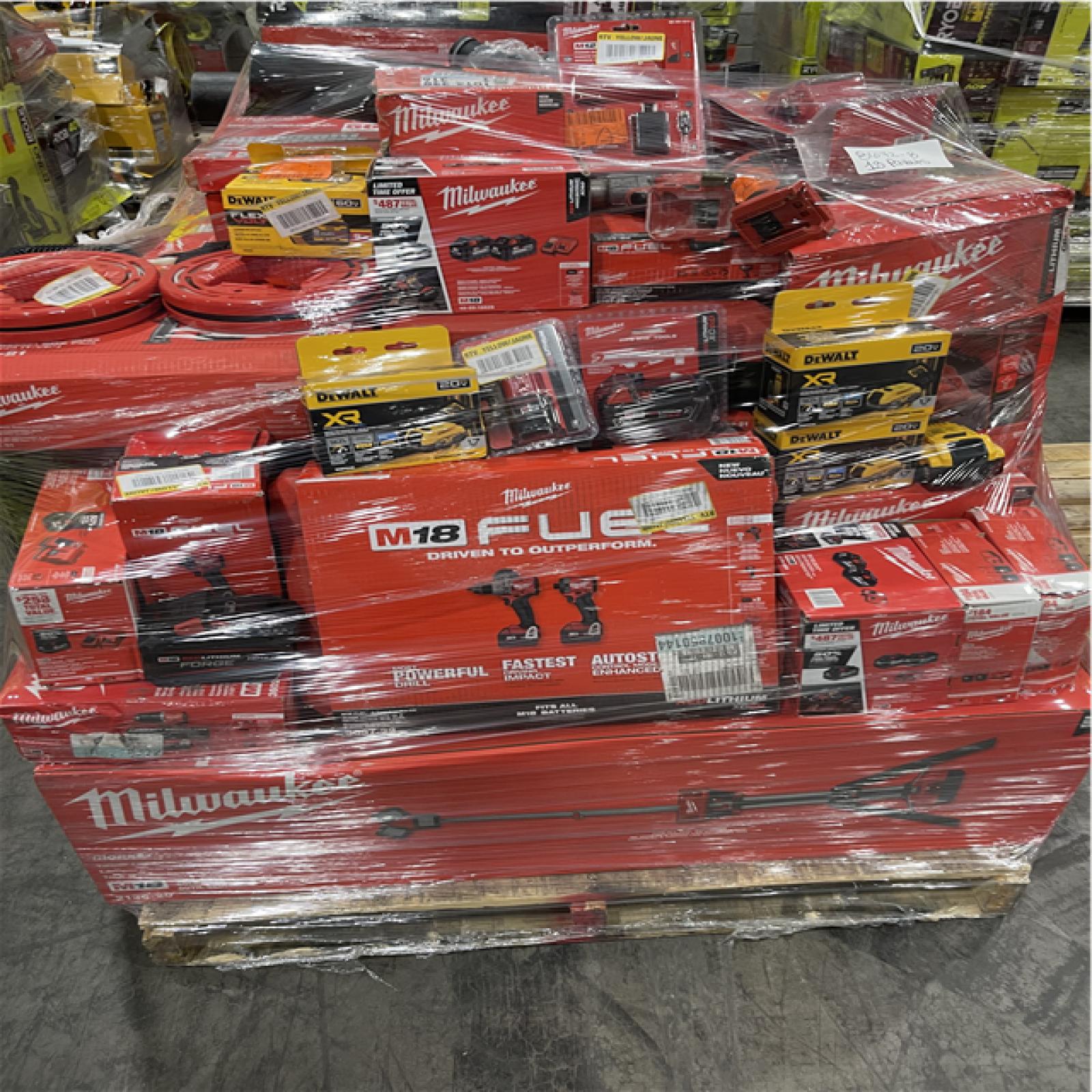 Pittston Location As-Is Power Tools Partial Truckload (13 Pallets) 8672-B