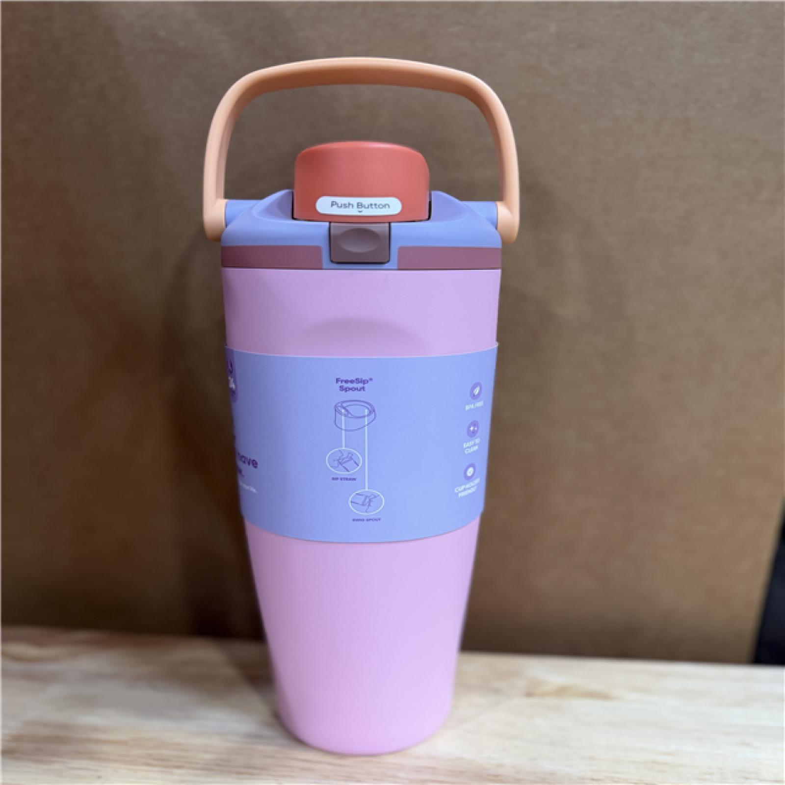 DALLAS LOCATION - NEW! BULLSEYE Owala 40oz FreeSip Sway Stainless Steel Tumbler Kickflip (16 UNITS)