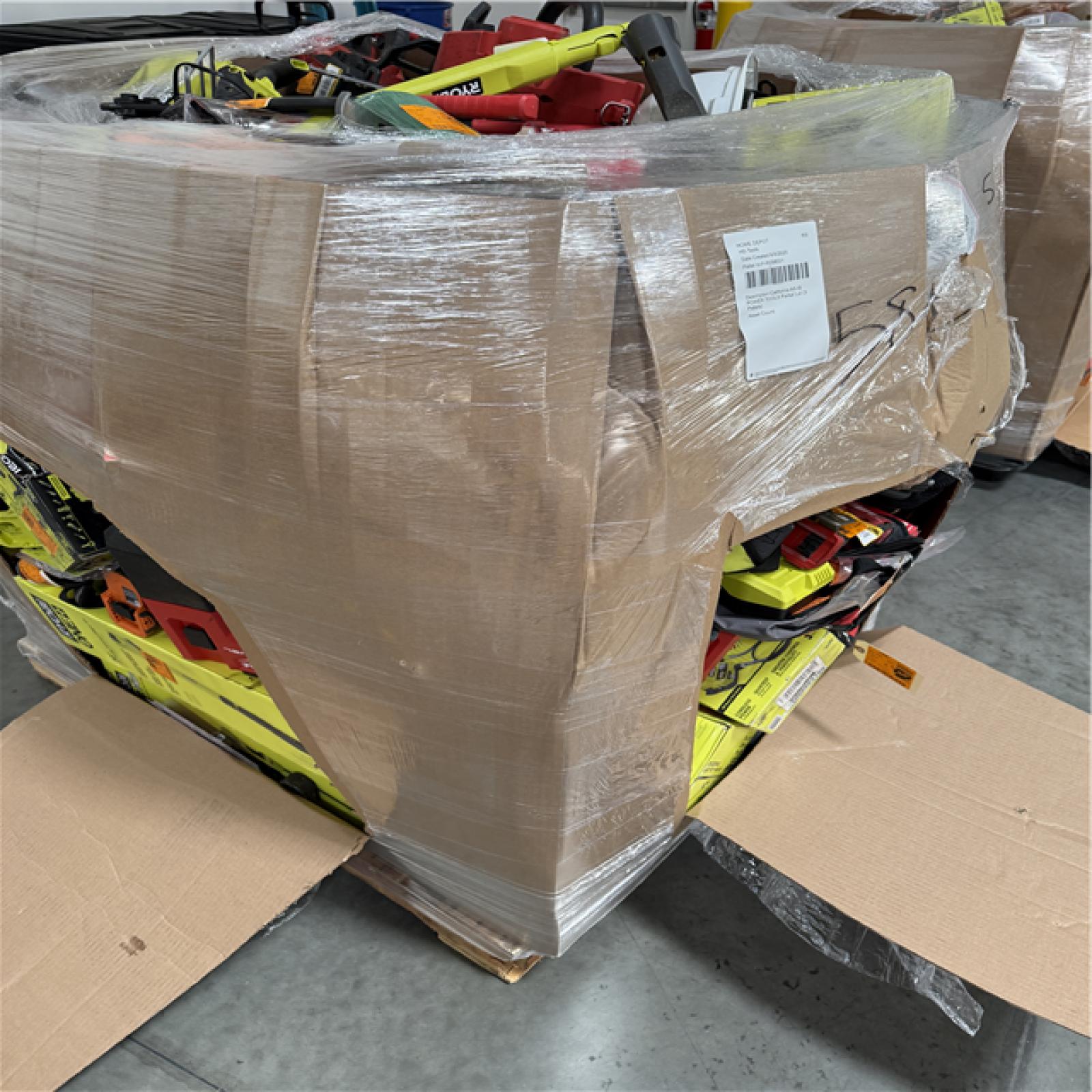 California AS-IS POWER TOOLS Partial Lot (3 Pallets) P-R058021