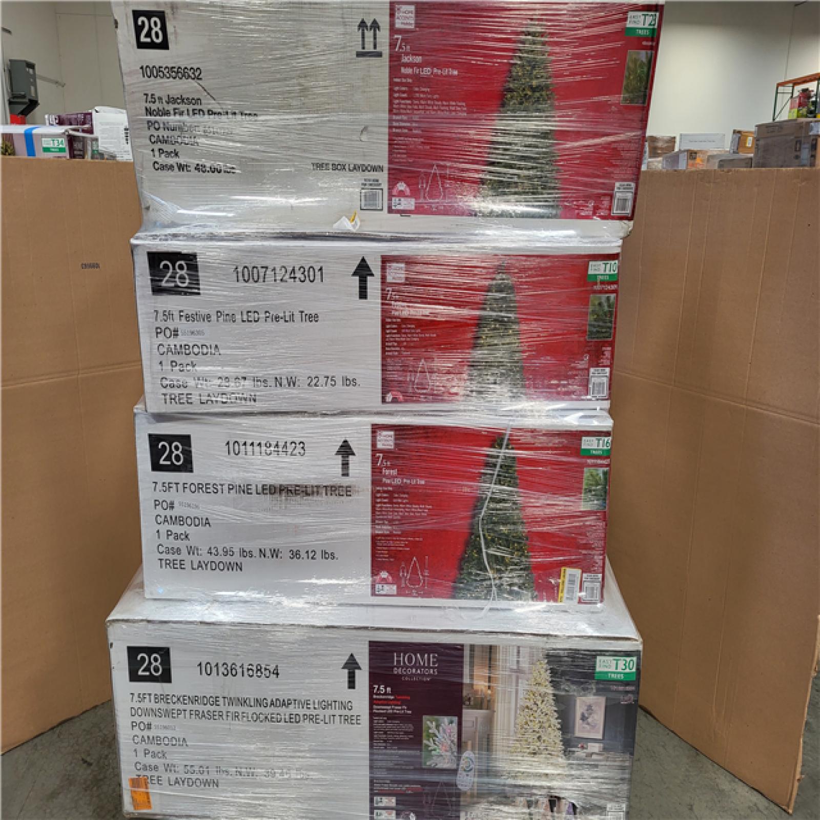 California AS-IS Holiday Pallet