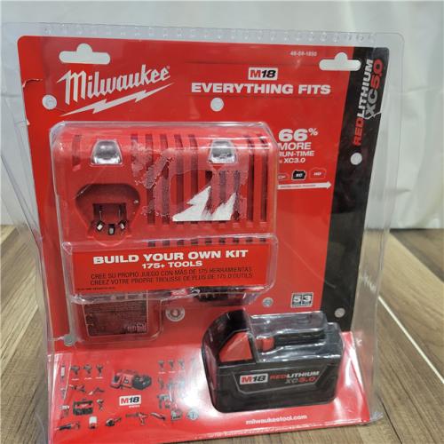 AS-IS Milwaukee M18 18-Volt Lithium-Ion XC Battery Starter Kit